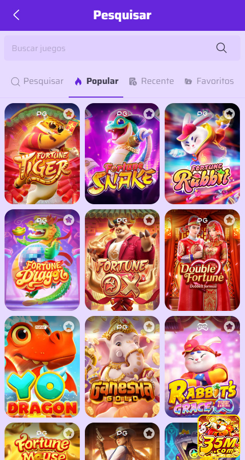 Instalação do App 35m.com